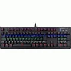 Teclado Gamer Fortrek Mecânico K5 RGB Outemu Blue Preto | R$179