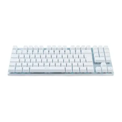 Teclado Gamer APlus Tech Barak White LED Mecânico ABNT2 Switch Outemu Red - AP-KB-3883W