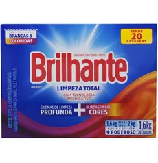 [Leve 3 pague 2] Sabão em Pó 1,6kg Brilhante