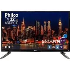 [Cartão Americanas] Smart TV Led 32" Philco Ph32c10dsgwa HD Conversor Digital Integrado 3 HDMI 2 USB Wi-Fi