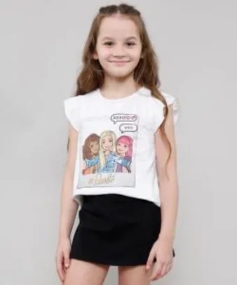 Blusa Infantil Barbie.