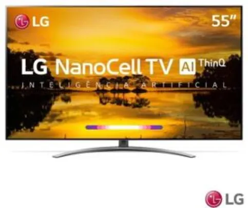 Smart TV LED 55" UHD 4K LG 55SM9000PSA NanoCell