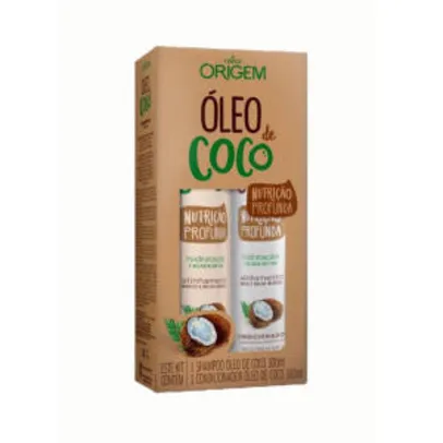 Kit Origem Shampoo + Condicionador Óleo de Coco 300ml - R$16