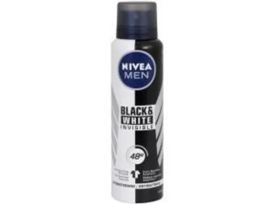 Desodorante Aerossol Nivea Invisible for Black White Fresh 150ml | 8un | R$11