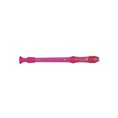 [PRIME] Flauta Doce Germanica Soprano Do Rosa Transparente Dolphin - DOLPHIN 7651