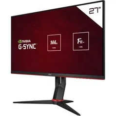 [REEMBALADO] Monitor LED 27" Gamer Aoc 27G2/BK G-SYNC,144hz IPS, 1ms | R$ 1690