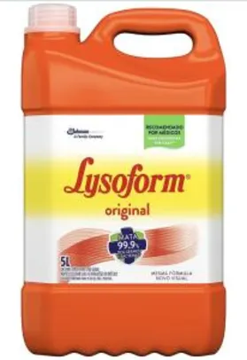 [ PRIME + RECORRÊNCIA] Desinfetante Lysoform Bruto Original 5 Litros | R$22