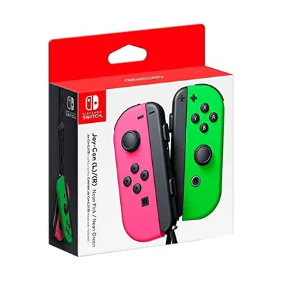 Controle Nintendo Joy con - Verde e Rosa - Nintendo Switch (Nacional)