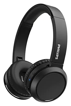 (PRIME) Headphone Philips bluetooth on-ear com microfone, reforço de graves e energia para 29 horas na cor p