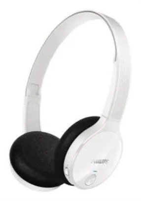 Fone de Ouvido Supra Auricular Bluetooth Philips Shb4000 Branco