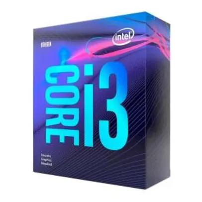 Processador Intel Core i3-9100F Quad-Core 3.6GHz (4.2GHz Turbo) 6MB Cache