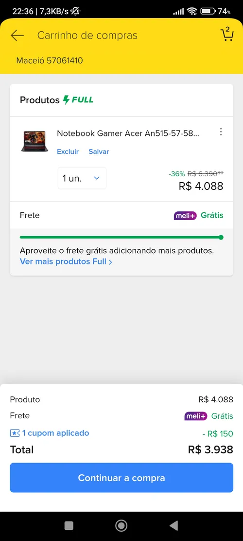 Imagen na descrição da promoção