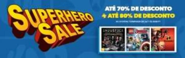 [PlayStation Store] Promoção Superhero Sale, até 80% de desconto