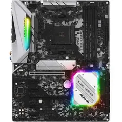 Placa Mãe ASRock B450 Steel Legend, Chipset B450, AMD AM4, ATX, DDR4 | R$ 949