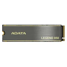 SSD Adata Legend 850 Lite, 1TB, PCIe Gen 4x4 M.2 2280, Leitura: 5.000MB/s e Gravação: 3200MB/s, Cinz