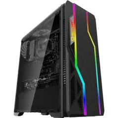 PC GAMER Ryzen 5 2600 + GTX 1060 6gb: T-CAPTAIN LVL-1: - R$3533