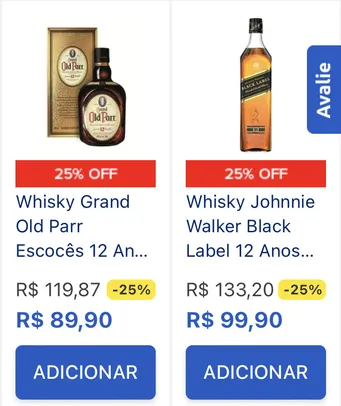 Whisky Grand Old Parr Escocês 12 Anos 750 ml