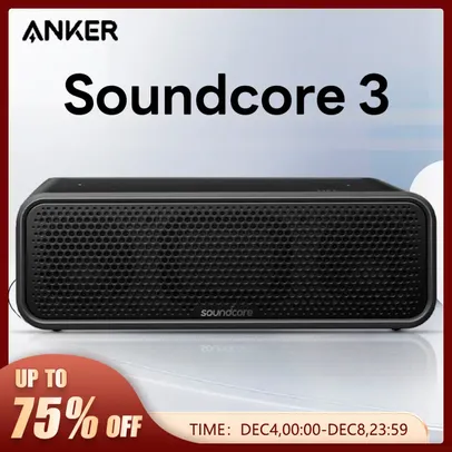 [Taxa inclusa] Caixa de som sem fio Anker Soundcore 3 16W - Resistente à água, 24h bateria, Bluetooth