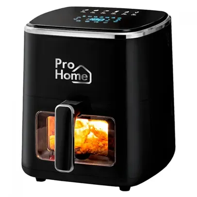 Fritadeira Elétrica Air Fryer Pro Home SuperFry, 100% Digital, Com Visor, Capacidade 5.5L, 110V, Preta