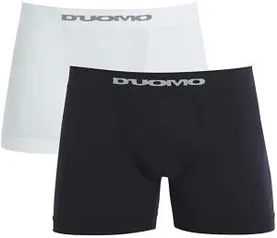 Kit com 2 Cuecas Boxer Microfibra Sem Costura, Duomo, Masculino