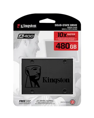 [ APP ] Ssd Kingston 480gb Sata 6gbs 2.5 Pol A400 500mbs