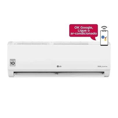 (Com Wi-Fi) Ar Condicionado LG Split Hi Wall 9000btus Dual Inverter Voice Frio 220v