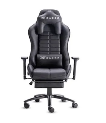 Cadeira Gamer XT Racer Platinum W Series, Até 120kg, Com Almofadas, Reclinável, Descanso de Braço 3D, Preto - XTR-010