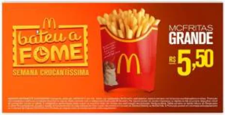 Mc Fritas GRANDE por R$ 6