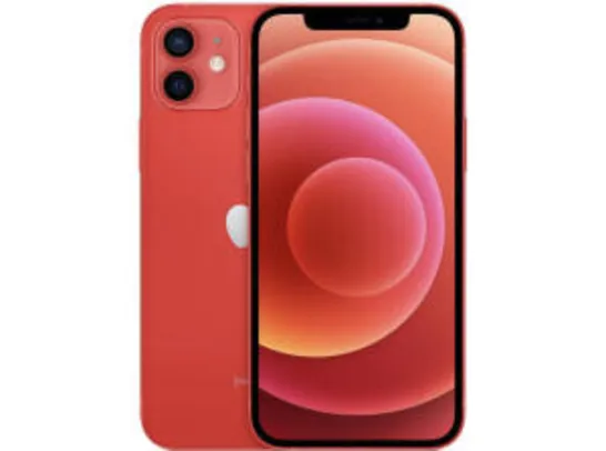 [App] iPhone 12 Apple 64GB (PRODUCT)RED | R$5.477