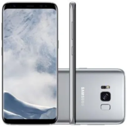 Saindo por R$ 2599: Smartphone Galaxy S8 G950 64GB Dual Chip, 4G Câm. 12MP + Selfie 8MP, Tela 5.8" Quad HD, Prata - Samsung | Pelando