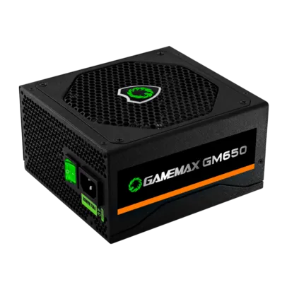 Fonte Gamemax GM650 650W, 80 Plus Bronze, PFC Ativo, Black