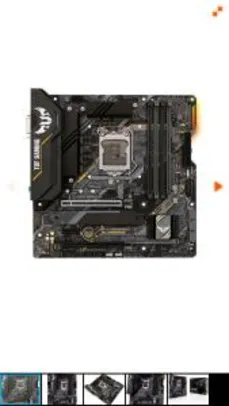 Placa Mãe Asus TUF GAMING B460M-PLUS, Chipset B460, Intel LGA 1200, mATX, DDR4 R$729