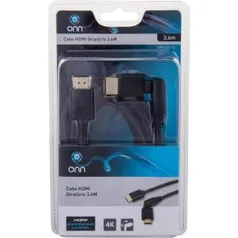 Cabo HDMI 1.4 AR524S-12 3,6 metros Dobrável e Banhado a Ouro ONN - R$20