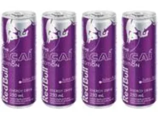 Bebida Energética Red Bull Açaí Edition 250ml - 4 Unidades