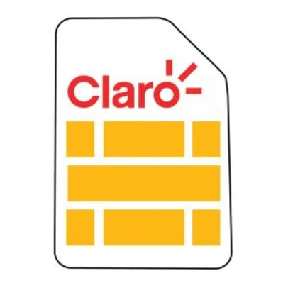 Chip Claro 4G Triplo Corte - R$1