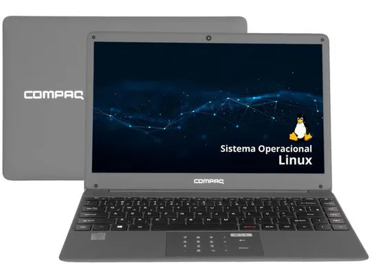 Notebook Compaq Presario CQ-27 Intel Core i3 4GB - 240GB SSD 14,1” Linux | R$2245