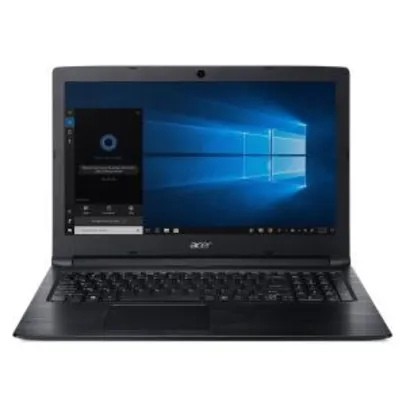 Notebook Acer Aspire 3 A315-41-R790 AMD Ryzen¿ 3 2200U Dual Core 2.5 a 3.4 GHz Memória de 4 GB HD de 1 TB R$1799