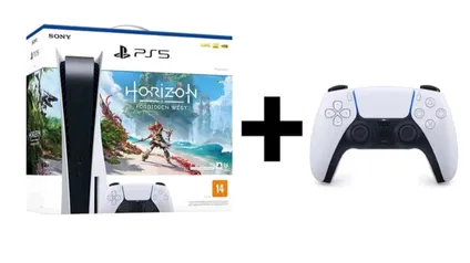 Kit Console Playstation 5 Com Horizon Forbidden West + Controle Extra