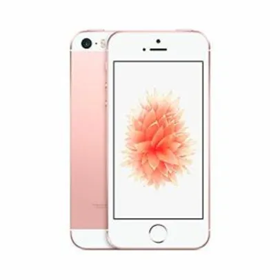 [30% de Ame] Iphone Se 32gb 4g Tela 4" Rose Apple - R$1299