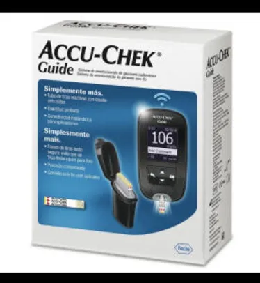 Kit Monitor De Glicemia Accu Chek Guide | R$ 25