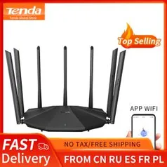 [Primeira Compra] Roteador Gigabit Tenda AC23 (7 antenas e dual band) R$205