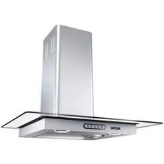 Coifa De Parede Vidro Reto Duto Slim Inox 80cm 220V Nardelli - R$548