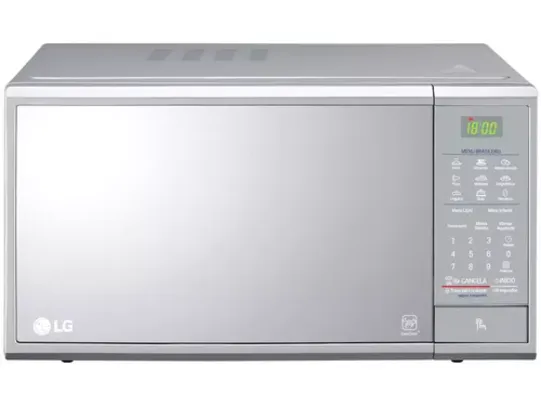 Micro-ondas LG 30L Solo MS3095LR Prata