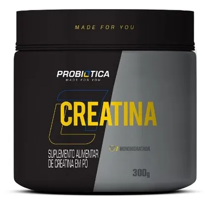 Creatina Pura Probiotica Pote 300g