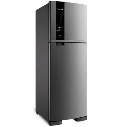 Geladeira Brastemp Frost Free Duplex 375 litros cor Inox com Espaço Adapt - BRM45JK - 110V