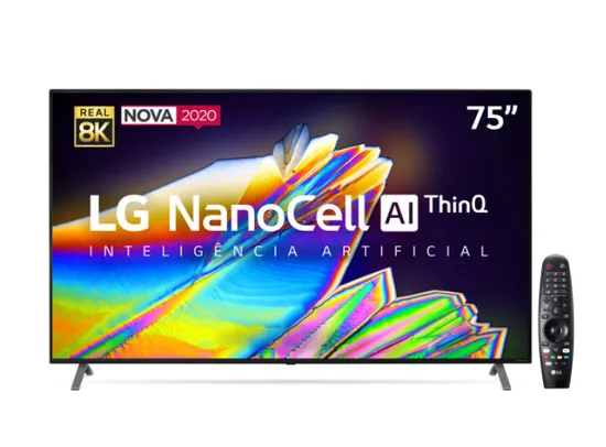 Smart TV LED 75" UHD 8K LG 75NANO95 | R$11045