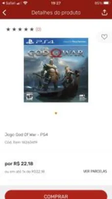 Jogo God Of War - PS4
