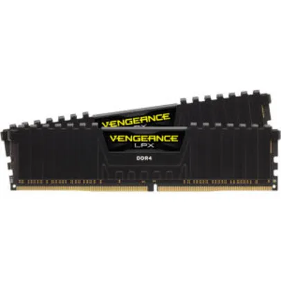 [CC AMERICANAS] Memória Corsair Vengeance LPX 8GB 3000Mhz DDR4 C16 Black | R$243