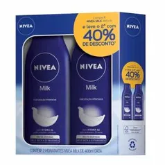 Hidratante Nivea Milk 2 Unidades 400ml Cada | R$20