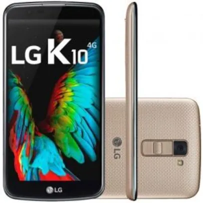Smartphone LG K10 TV Dual 4G K430TV Dourado - R$ 570